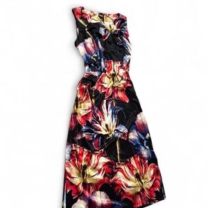 Floral Sleeveless Dress - Multicolor